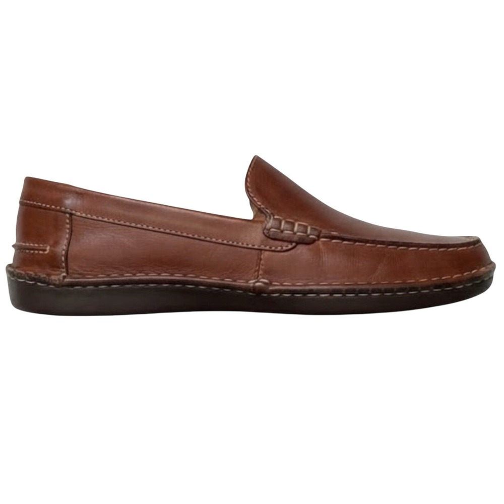Pikolinos Jerez Mens Brown Leather Slip On Moccasin Loafers Size 43 EU 10 US